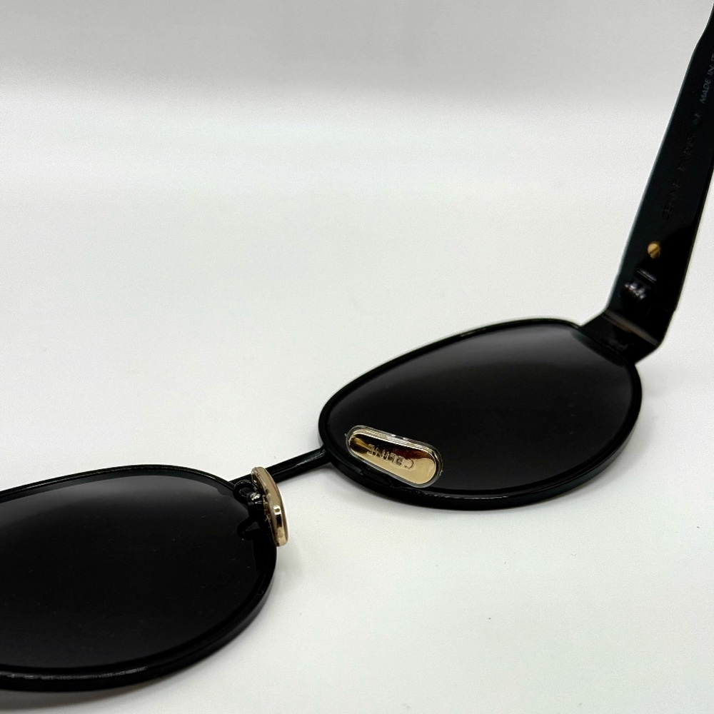CELINE Triomphe Metal 01 Sunglasses Gold/Black - Picture 5 of 12